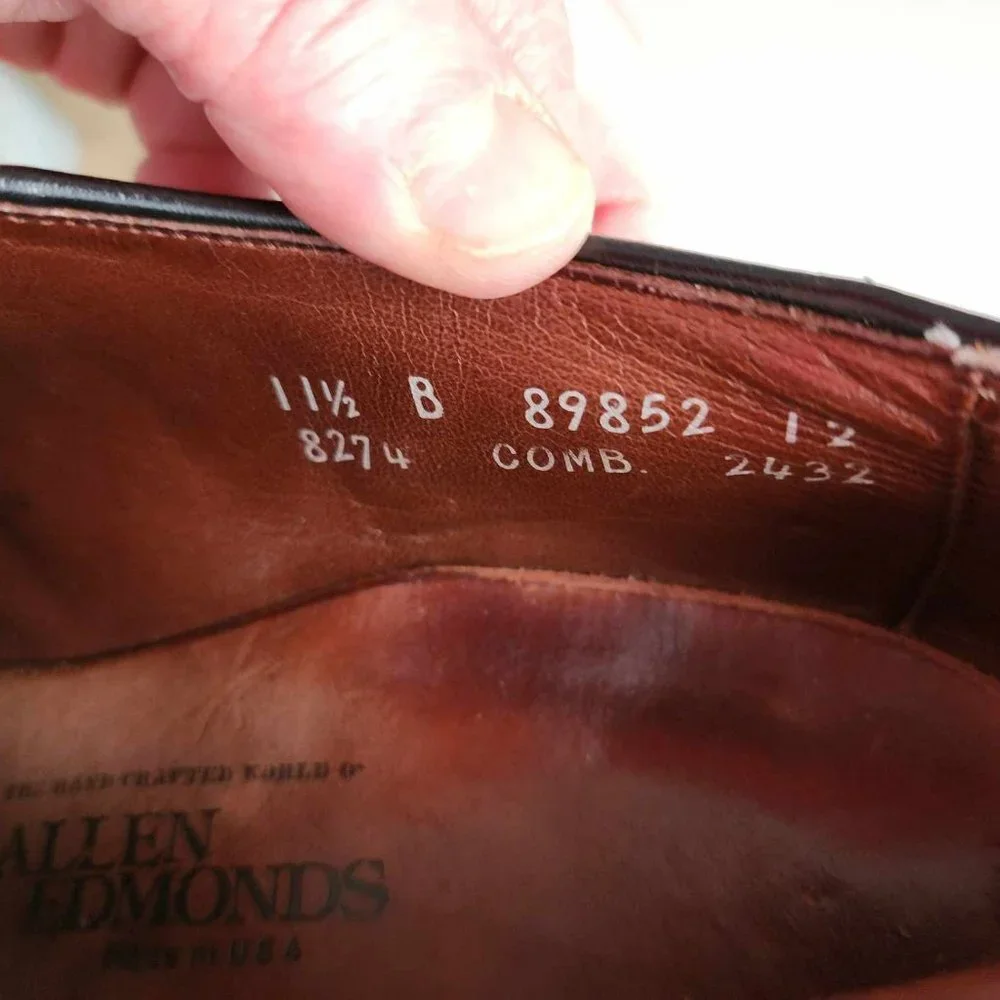 Vintage Allen Edmonds Polo Shelton Oxford 11.5 (Narrow)